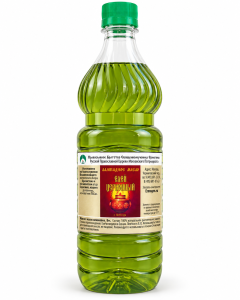 Бутылка лампадного масла на белом фоне 0.5