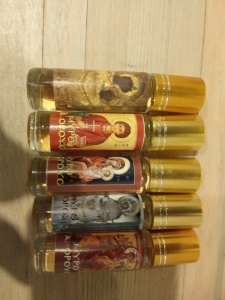 Благовония миро с роликом в ассортим.(Афон)